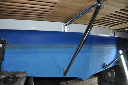 1969 Chris Craft Commander 31 Butler Swim Platform Install 