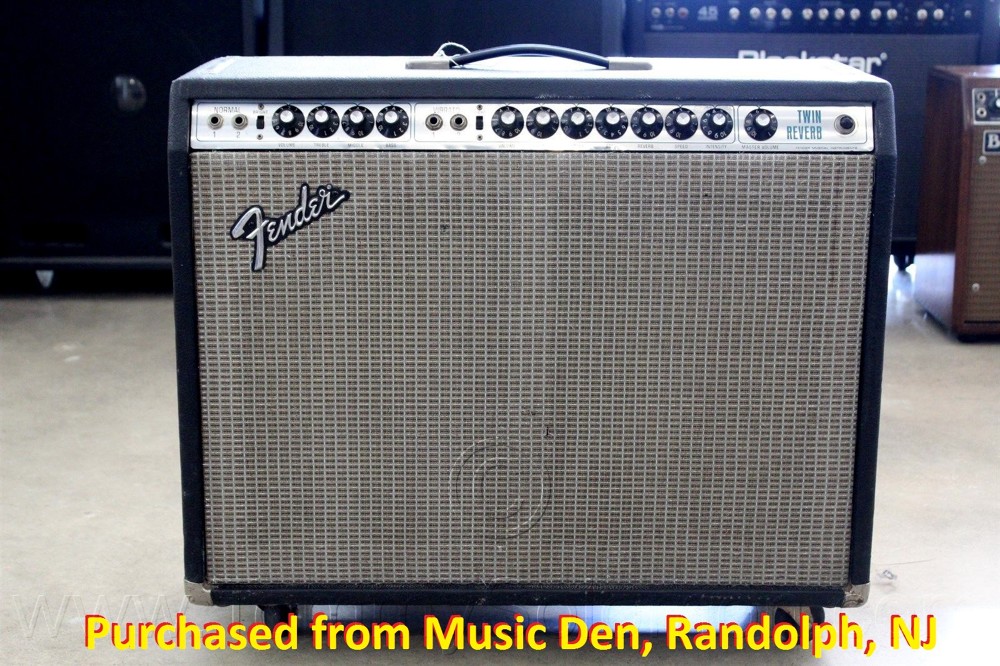 1974 Fender® Twin Reverb™ Amp Blackface Mods & Re-Voicing - 1