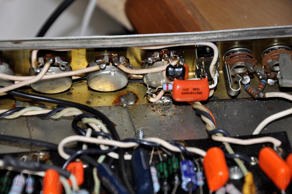 1974 Fender® Twin Reverb™ Amp Blackface Mods & Re-Voicing - 35