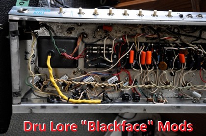 1974 Fender® Twin Reverb™ Amp Blackface Mods & Re-Voicing - 17