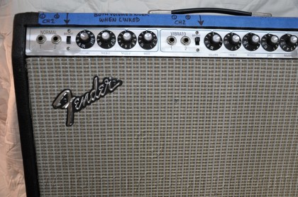 1974 Fender® Twin Reverb™ Amp Blackface Mods & Re-Voicing - 57