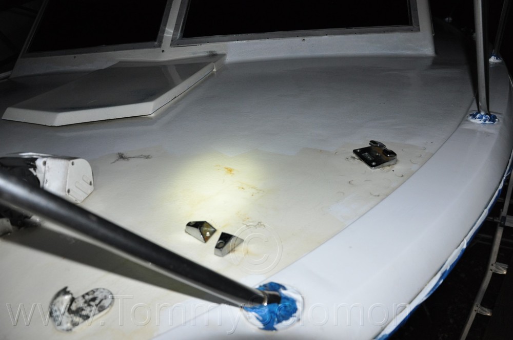 1976 Chris Craft SF 32 Core Replacement/Soda Blast 