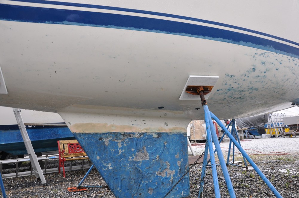 1984 Mirage 30 Bottom/Keel/Rudder/Electrical - 24