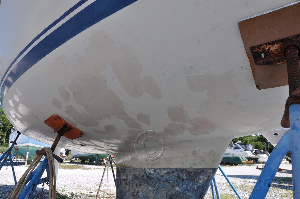 1984 Mirage 30 Bottom/Keel/Rudder/Electrical - 46