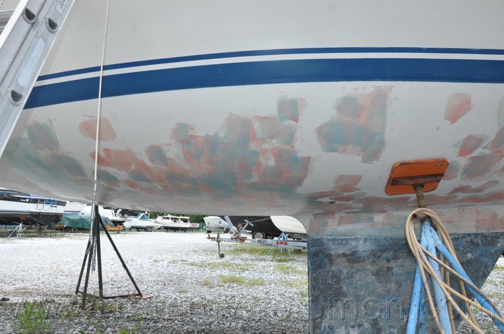 1984 Mirage 30 Bottom/Keel/Rudder/Electrical - 58