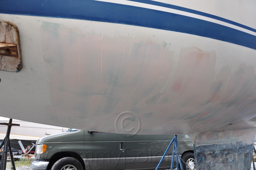 1984 Mirage 30 Bottom/Keel/Rudder/Electrical - 65