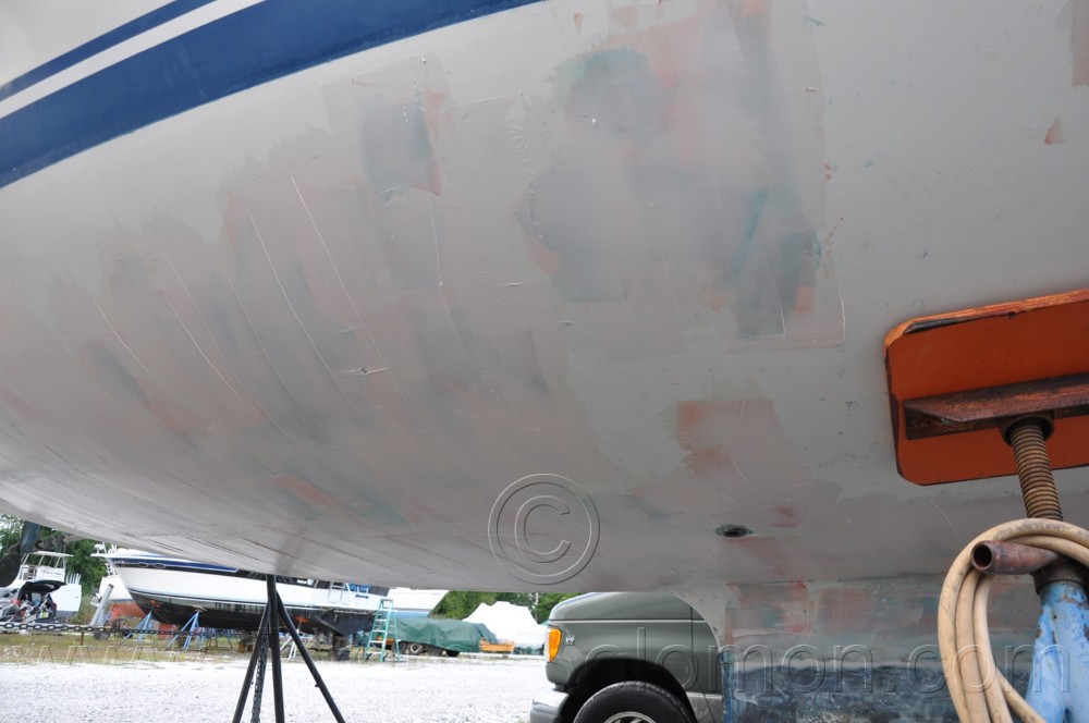 1984 Mirage 30 Bottom/Keel/Rudder/Electrical - 66