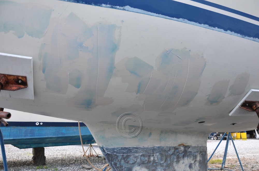 1984 Mirage 30 Bottom/Keel/Rudder/Electrical - 70