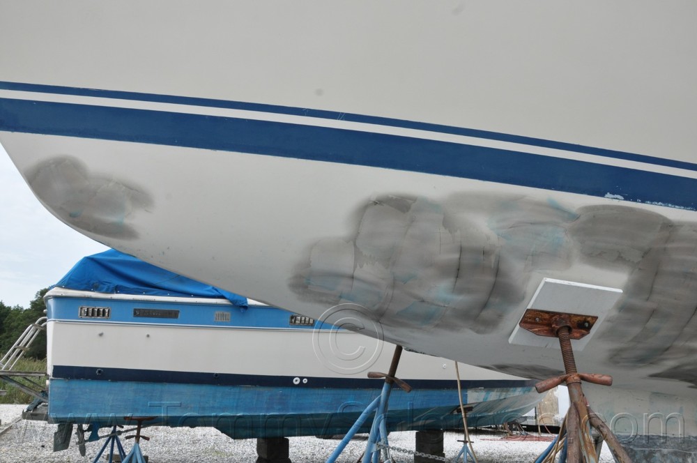 1984 Mirage 30 Bottom/Keel/Rudder/Electrical - 83