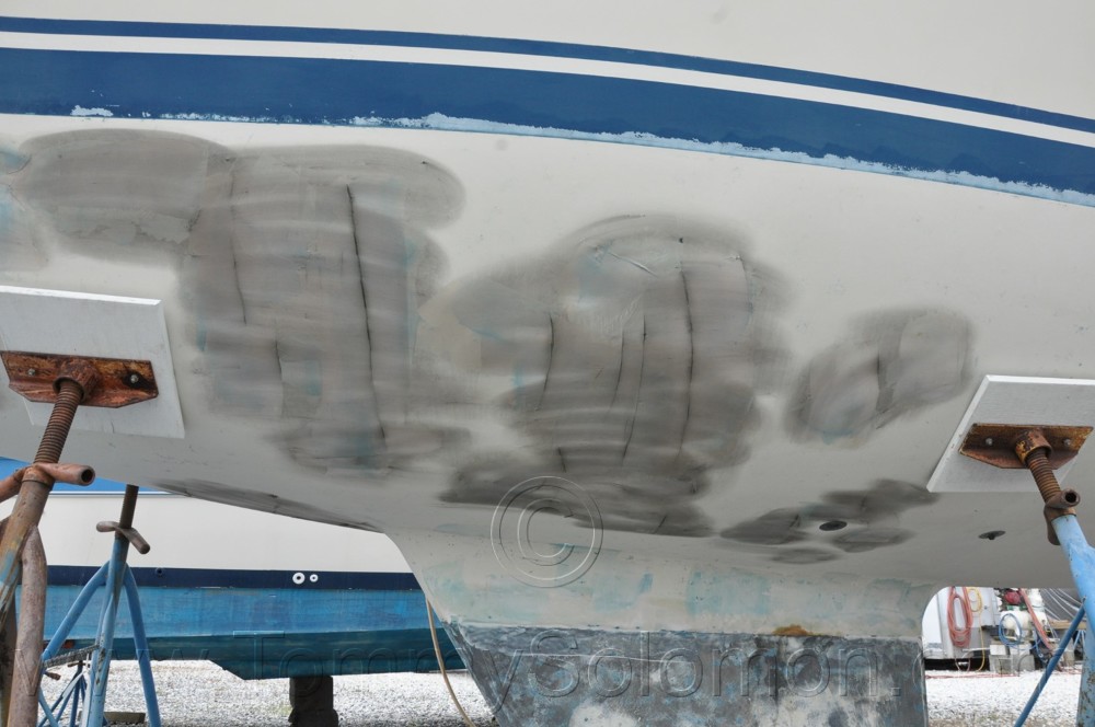 1984 Mirage 30 Bottom/Keel/Rudder/Electrical - 84
