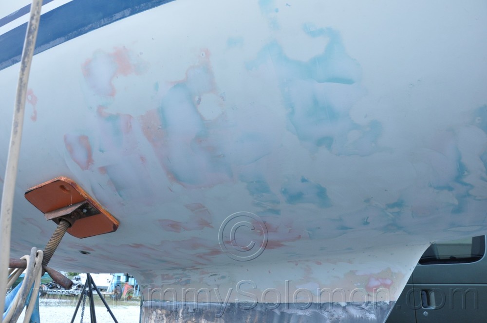 1984 Mirage 30 Bottom/Keel/Rudder/Electrical - 93