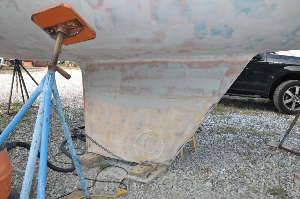 1984 Mirage 30 Bottom/Keel/Rudder/Electrical - 146