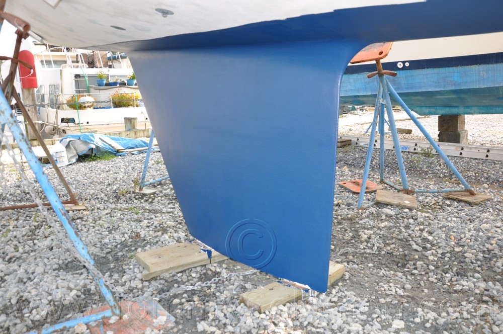 1984 Mirage 30 Bottom Keel Rudder - 160