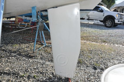 1984 Mirage 30 Bottom Keel Rudder - 30