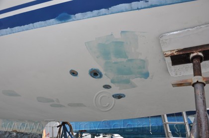 1984 Mirage 30 Bottom/Keel/Rudder/Electrical - 53