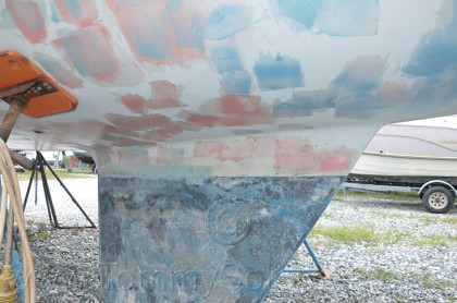1984 Mirage 30 Bottom/Keel/Rudder/Electrical - 56