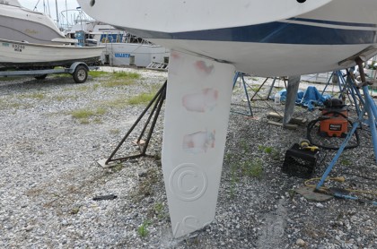 1984 Mirage 30 Bottom/Keel/Rudder/Electrical - 75