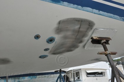 1984 Mirage 30 Bottom/Keel/Rudder/Electrical - 85