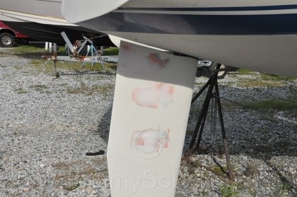 1984 Mirage 30 Bottom/Keel/Rudder/Electrical - 86