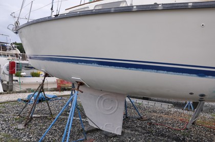 1984 Mirage 30 Bottom/Keel/Rudder/Electrical - 114