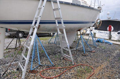 1984 Mirage 30 Bottom/Keel/Rudder/Electrical - 115