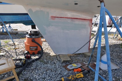1984 Mirage 30 Bottom/Keel/Rudder/Electrical - 133
