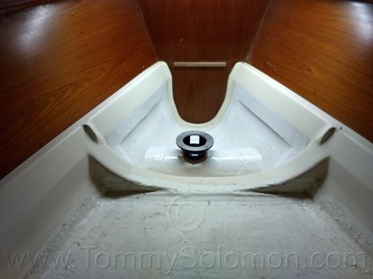 1999 Beneteau 38 Oceanis Bow Thruster Tube Install - 41