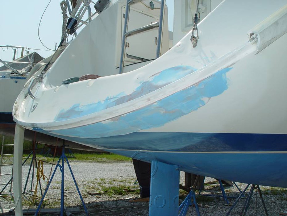 Bavaria 34, glass, gel-match repair - 15