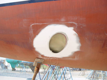 Lewmar Exhaust Tube for Bow Thruster Tube Issue in Tartan 3700 - 15