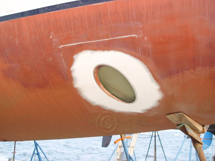 Lewmar Exhaust Tube for Bow Thruster Tube Issue in Tartan 3700 - 16