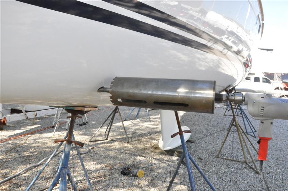 Bow Thruster Jeanneau 42-DS Install - 2