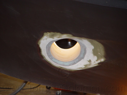 Bow Thruster 47 Riviera Install - 17