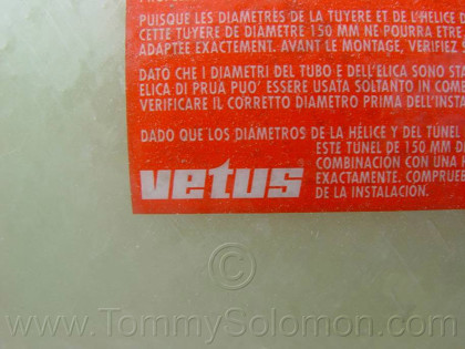 Tartan 3700 Remove/Replace With Vetus Tube - 12