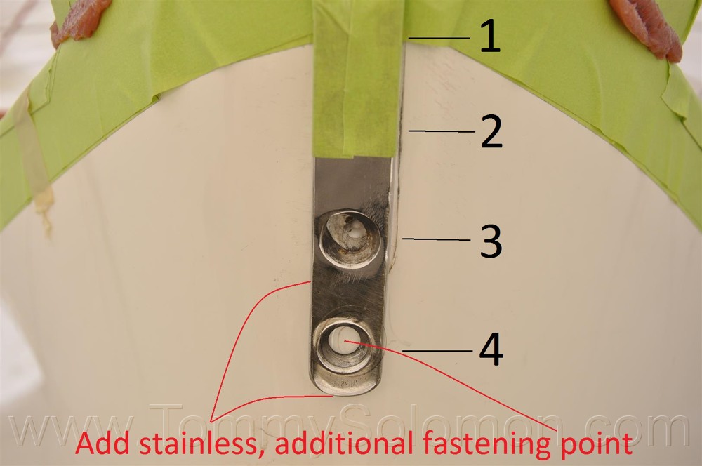 Stem Head Fitting Fail / Cap-Hull Separation - 54