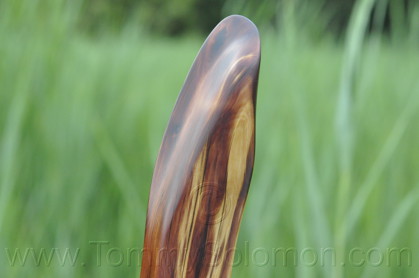 Hand Carved Cedar #-6, Boiled Linseed Oil Rub - 8