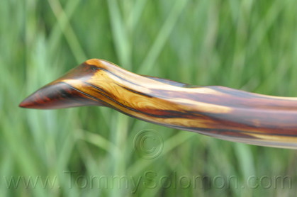 Hand Carved Cedar #-6, Boiled Linseed Oil Rub - 13