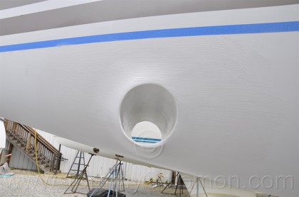 Jeanneau 495 Bow Thruster & Inner liner adjustment - 74