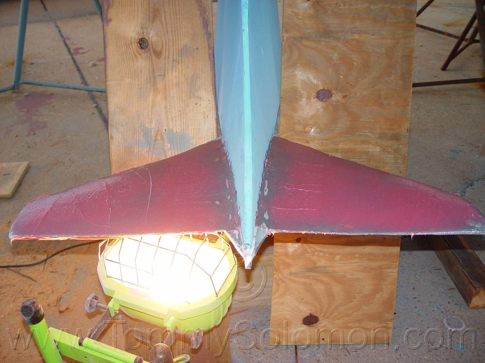 Lead Wing Keel straightened after grounding - 11
