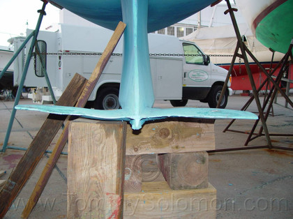 Lead Wing Keel straightened after grounding - 4