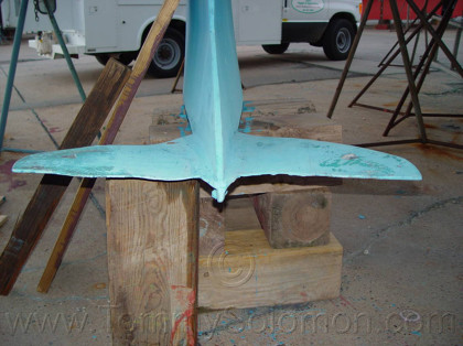 Lead Wing Keel straightened after grounding - 5