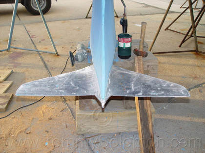 Lead Wing Keel straightened after grounding - 6
