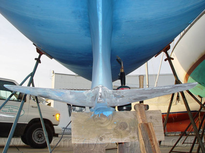 Lead Wing Keel straightened after grounding - 8