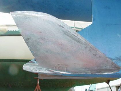 Lead Wing Keel straightened after grounding - 17
