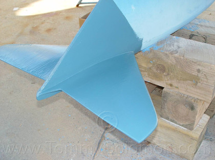 Lead Wing Keel straightened after grounding - 22