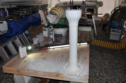 Merriman Steering Pedestal Rebuild/Paint (85 Ericson) - 30