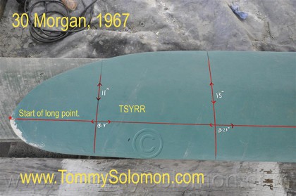 1967 Morgan 30 Swing Keel/Center Board Dimensions - 4