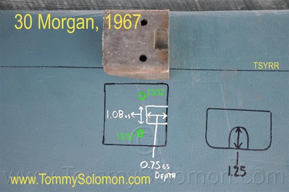 1967 Morgan 30 Swing Keel/Center Board Dimensions - 11