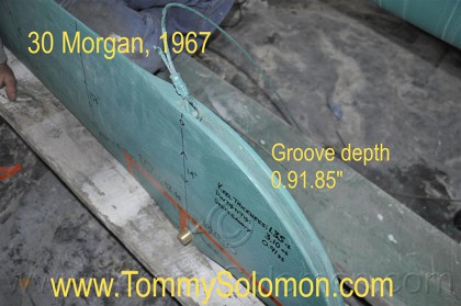 1967 Morgan 30 Swing Keel/Center Board Dimensions - 16