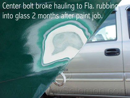 Paint After Glass Repair - 1
