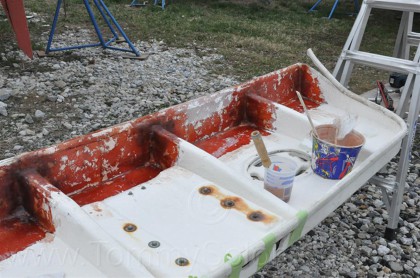 Sea Ray 310 Swim Platform - Fixing an Incorrect Repair - 26